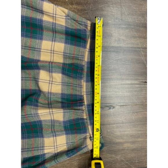 80's Wool Plaid Skirt, J.G. Hook , Vintage, Prairie,Western,Cowgirl,PLZ READ!!!! - Picture 5 of 11